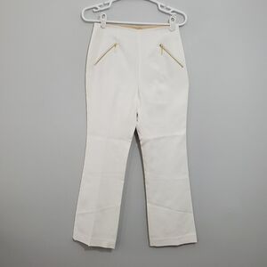 NWT Rachel Zoe Ecru Silk Lined Pants